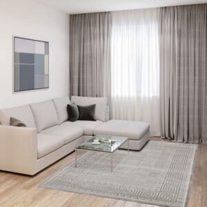 TUANA - Beige short-pile rug